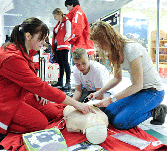 Vabilo na brezplačno praktično delavnico Prve Pomoči