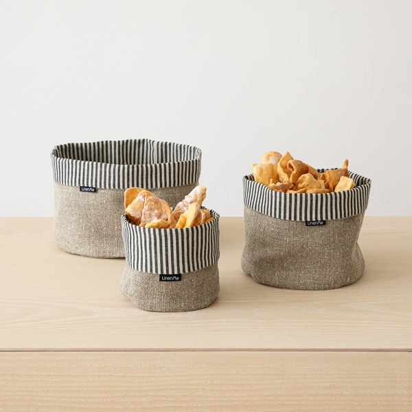 Košara Jazz Black/Nature velika 25x20 Košara Jazz Black/Nature velika 25x20