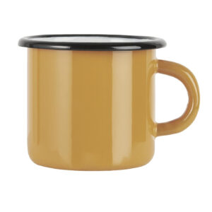 Emajlirana skodelica mustard