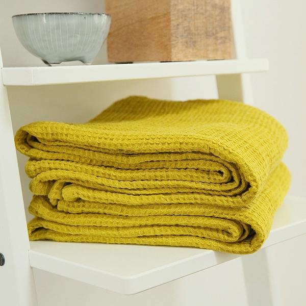 Krpa iz 100% lana citrine bw 53x70