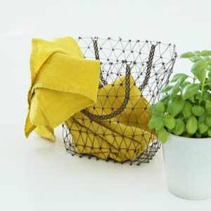 Krpa iz 100% lana citrine 53x70