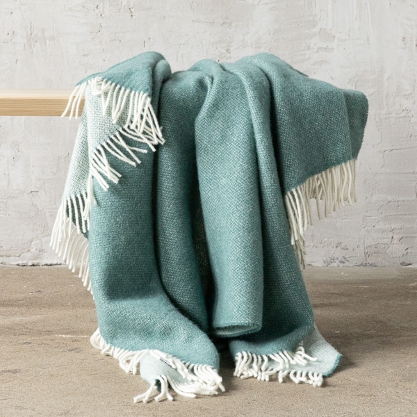 NA ZALOGI Volnena deka 130x200 R.SPA GREEN