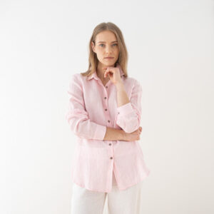 Srajca 100% lan Ernesto ROZA MELANGE L