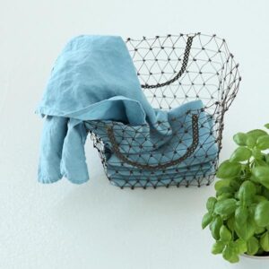 Krpa iz 100% lana modra 53x70