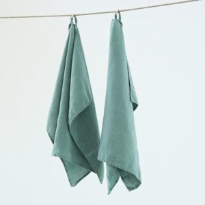 Krpa iz 100% lana spa green 53x70