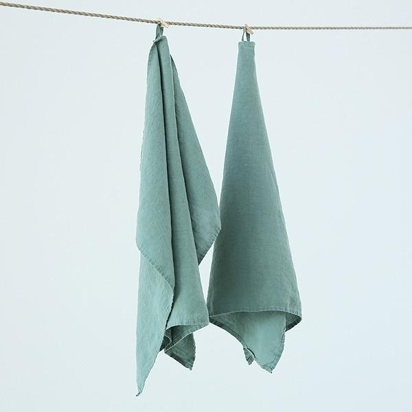 Krpa iz 100% lana spa green 53x70