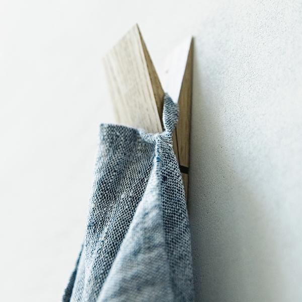 Krpa iz 100% lana indigo Francesca 47x65