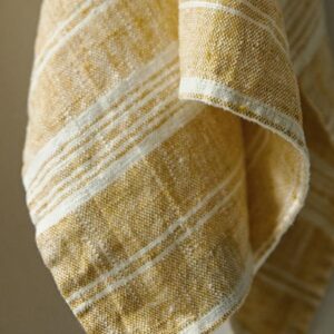 Krpa iz 100% lana gold Multistripe 47x65 Krpa iz 100% lana gold Multistripe 47x65