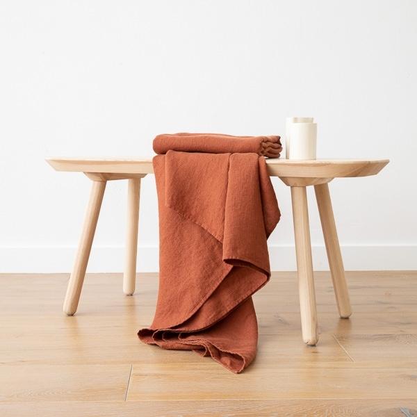 Brisača iz 100% lanu rust w. 100x160