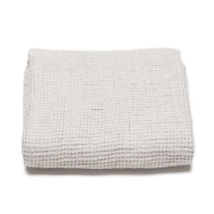 Brisača/Deka iz 100% lanu BW silver 100x160