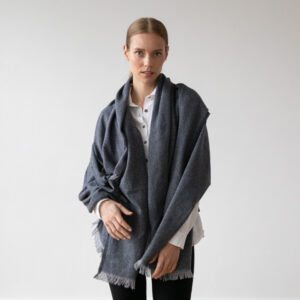 Volneni šal, odeja 130x180 S.INDIGO Volneni šal, odeja 130x180 S.INDIGO