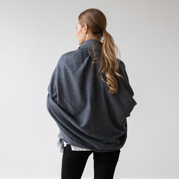 Volneni šal, odeja 130x180 S.INDIGO Volneni šal, odeja 130x180 S.INDIGO