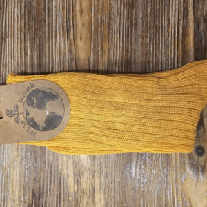 Nogavice iz 100% ekološkega bombaža oranžne