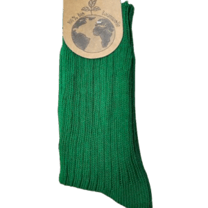 Nogavice iz 100% ekološkega bombaža zelene Nogavice iz 100% ekološkega bombaža zelene