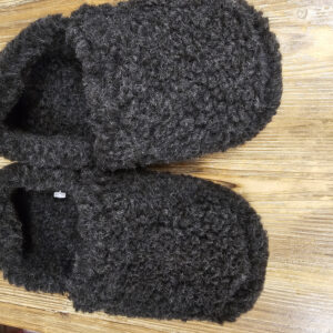 Copati iz 100% kosmatene volne t.sivi, nizki, več velikosti Copati iz 100% kosmatene volne t.sivi, nizki, več velikosti