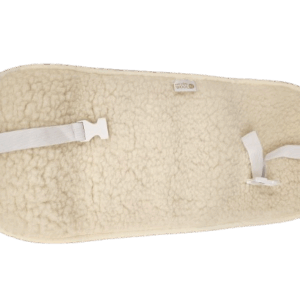 Ledvični pas iz 100% kosmatene volne siva/siva