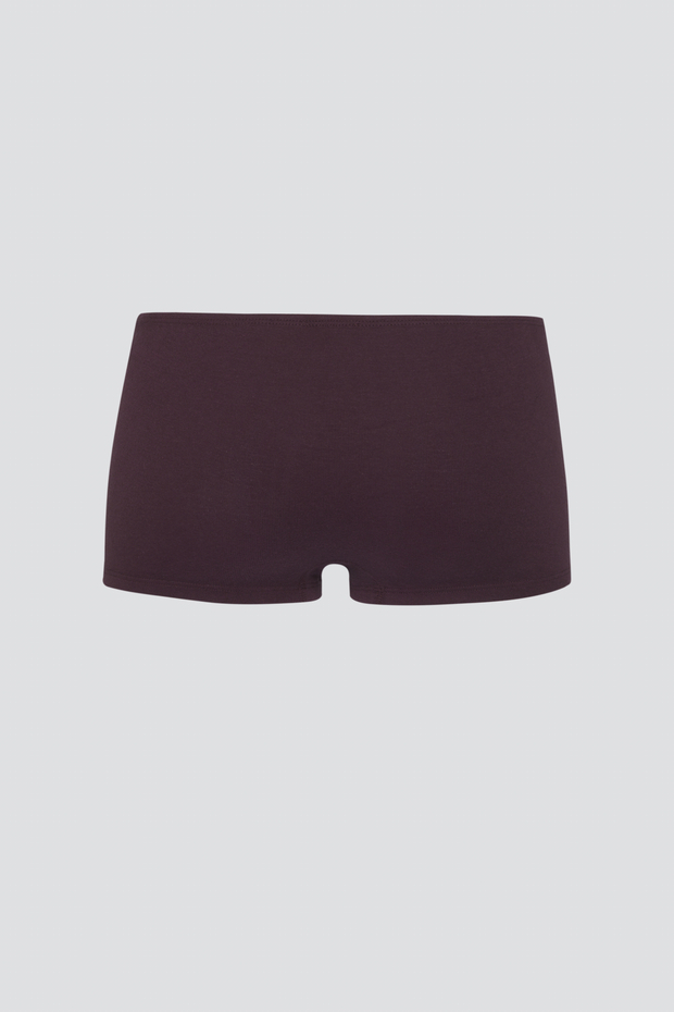 Panty spodnjice iz eko bombaža BURGUNDY