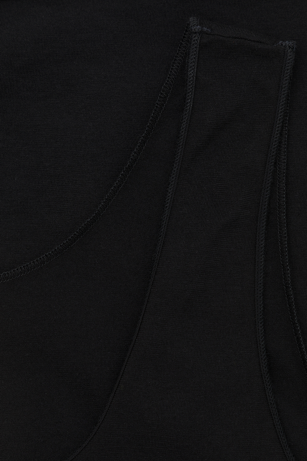 Spodnja majica iz tanjšega eko bombaža BLACK