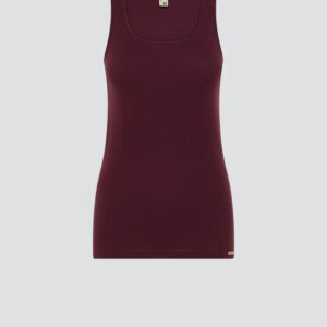 Spodnja majica šir. nar. iz eko bombaža BURGUNDY Spodnja majica šir. nar. iz eko bombaža BURGUNDY