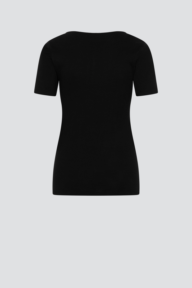 Spodnja majica KR iz eko bombaža ČRNA Spodnja majica KR iz eko bombaža ČRNA