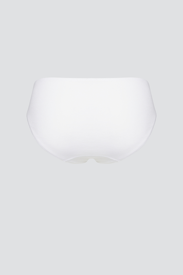 Mini slip spodnjice iz eko bombaža BELE