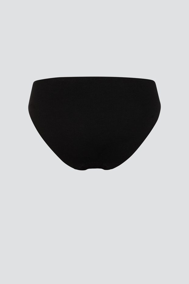 Mini slip spodnjice iz eko bombaža ČRNE