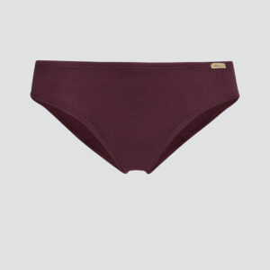 Mini slip spodnjice iz eko bombaža BURGUNDY