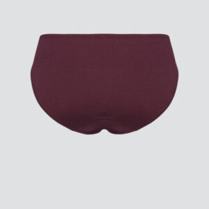 Mini slip spodnjice iz eko bombaža BURGUNDY