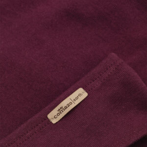 Mini slip spodnjice iz eko bombaža BURGUNDY