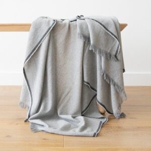 Volnena deka WoolMe 130x180 Salvatore silver Volnena deka WoolMe 130x180 Salvatore silver