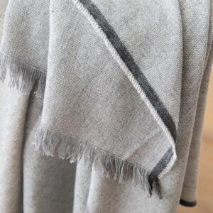 Volnena deka WoolMe 130x180 Salvatore silver