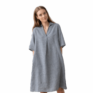 Obleka 100% lan Nicole navy w S