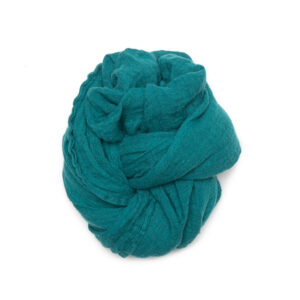 Šal iz 100% lana teal