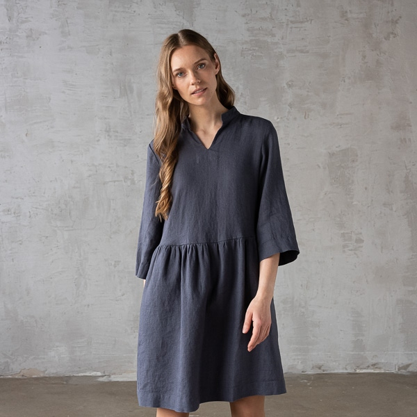 Tunika 100% lan Ela antrazit L