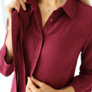 Srajčna obleka 1260 100% lan Srajčna obleka 1260 100% lan