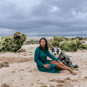 Srajčna obleka 1241 100% lan