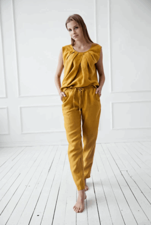 Hlače 1313 100% lan