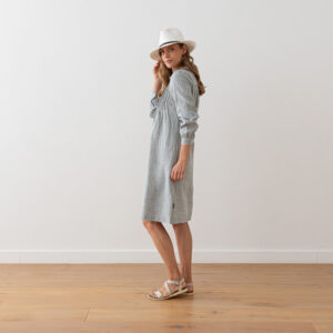 Obleka 100% lan GREEN MELANGE S