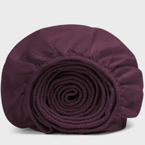 Jogi rjuha ekološki bombaž perkal PLUM več dimenzij Jogi rjuha ekološki bombaž perkal PLUM več dimenzij