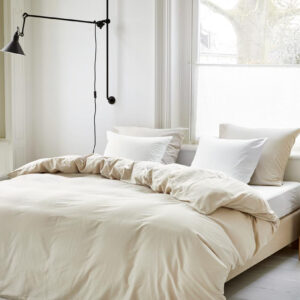 Posteljnina ekološki bombaž saten SANDY GREY več dimenzij