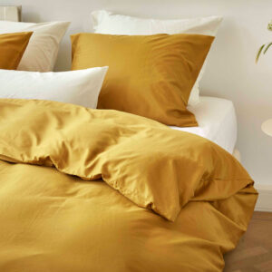 Posteljnina ekološki bombaž saten GOLD več dimenzij