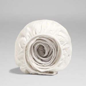 Jogi rjuha ekološki bombaž saten TOPLA BELA več dimenzij