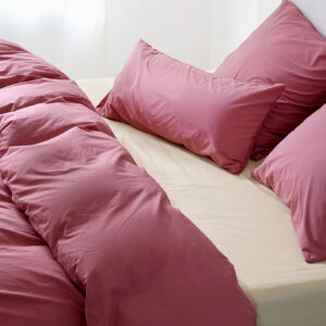 Posteljnina ekološki bombaž perkal RASPBERRY več dimenzij