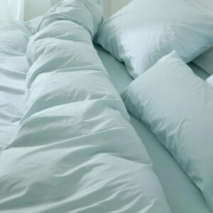 Posteljnina ekološki bombaž perkal AQUA več dimenzij