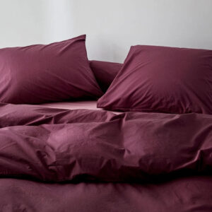 Posteljnina ekološki bombaž perkal PLUM več dimenzij