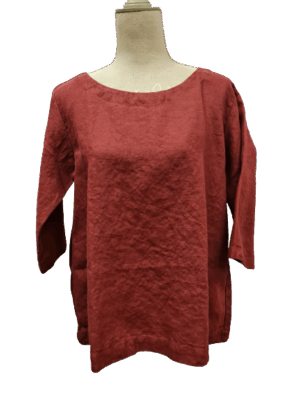 Laneni top JANUARY burgundy M/L