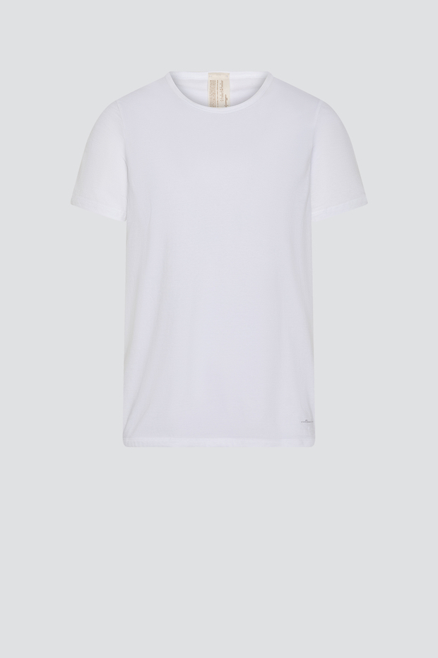 Moška spodnja majica KR iz eko bombaža BELA Moška spodnja majica KR iz eko bombaža BELA