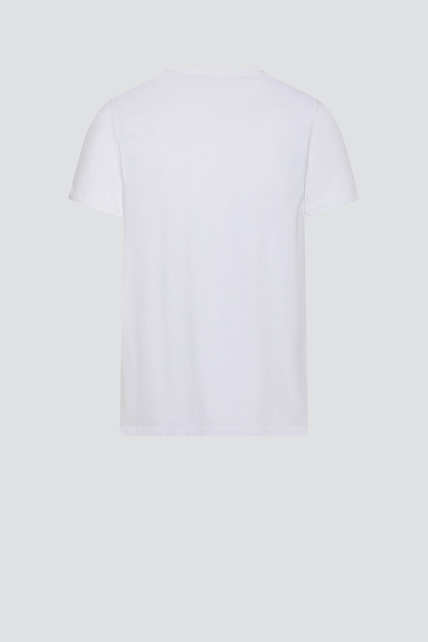 Moška spodnja majica KR iz eko bombaža BELA Moška spodnja majica KR iz eko bombaža BELA