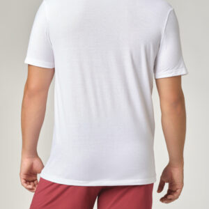 Moška spodnja majica KR iz eko bombaža BELA Moška spodnja majica KR iz eko bombaža BELA