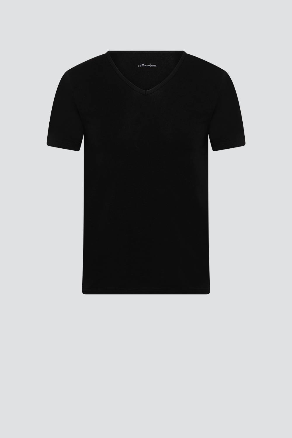 Moška spodnja majica V izrez KR ČRNA L